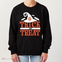 Trick Or Treat Halloween Witch Women's Sweatshirt thumb 0