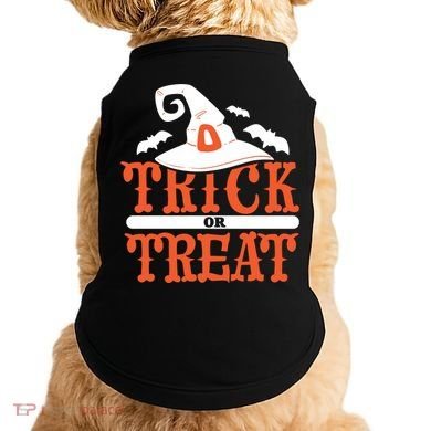 Trick Or Treat Halloween Witch Doggie Tank