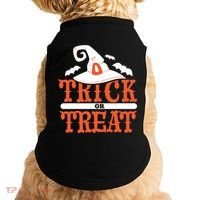 Trick Or Treat Halloween Witch Doggie Tank thumb 0