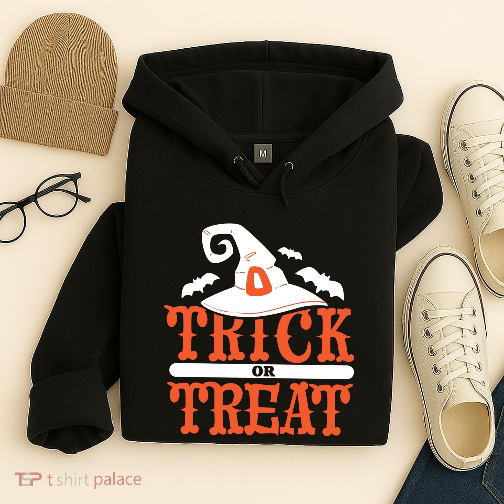 Trick Or Treat Halloween Witch Hoodie