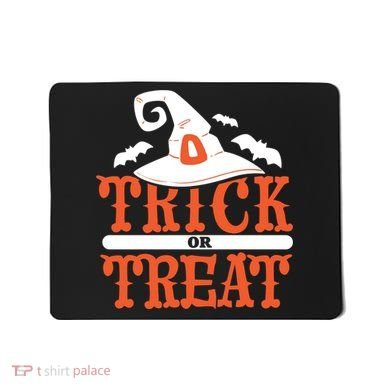 Trick Or Treat Halloween Witch Mousepad