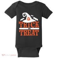 Trick Or Treat Halloween Witch Baby Bodysuit thumb 0