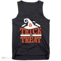 Trick Or Treat Halloween Witch Tank Top thumb 0