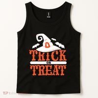 Trick Or Treat Halloween Witch Tank Top thumb 2