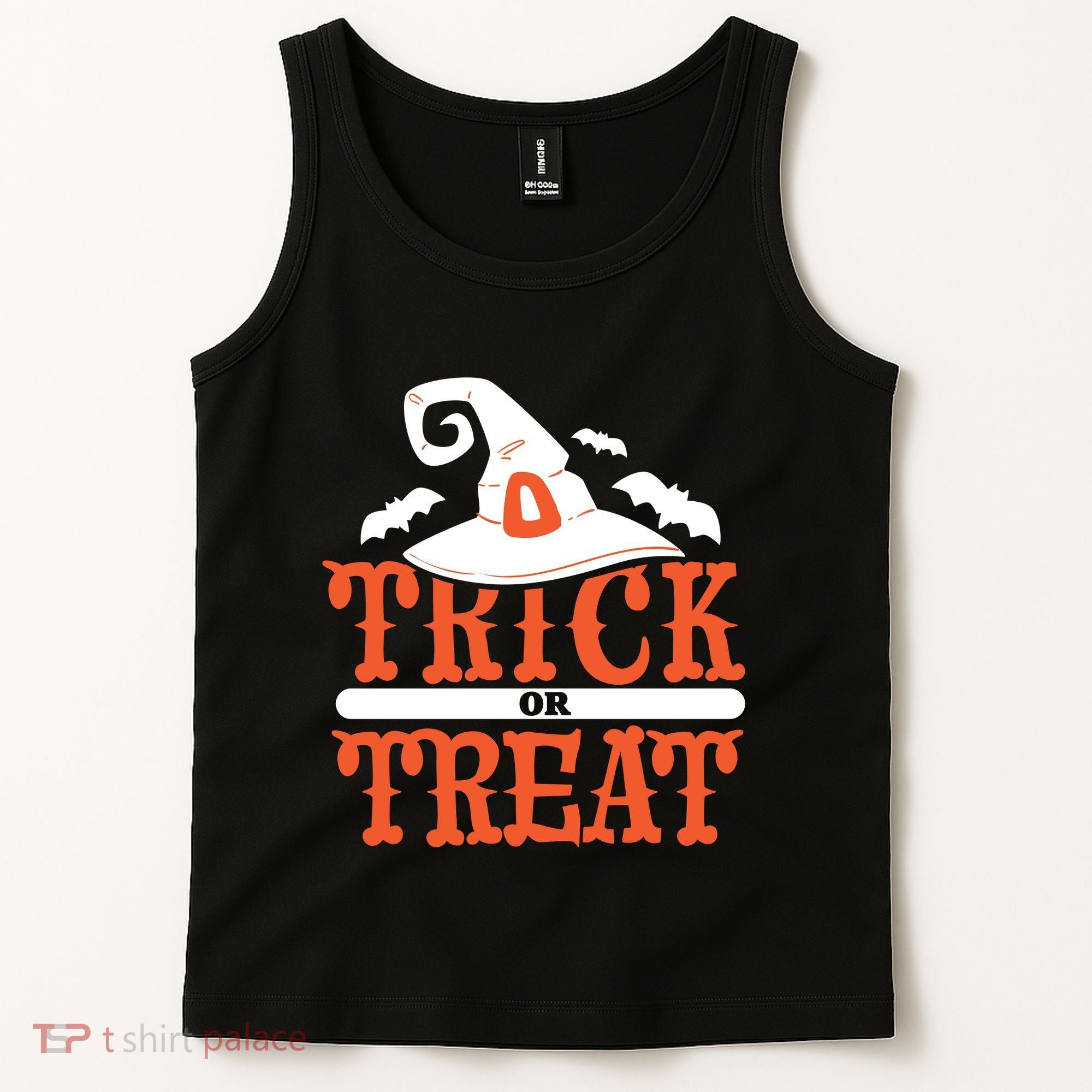 Trick Or Treat Halloween Witch Tank Top