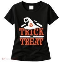 Trick Or Treat Halloween Witch Women's T-Shirt thumb 0