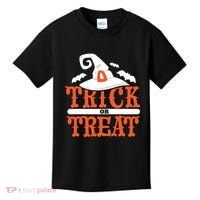 Trick Or Treat Halloween Witch Kids T-Shirt thumb 0