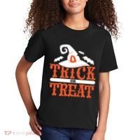 Trick Or Treat Halloween Witch Kids T-Shirt thumb 2