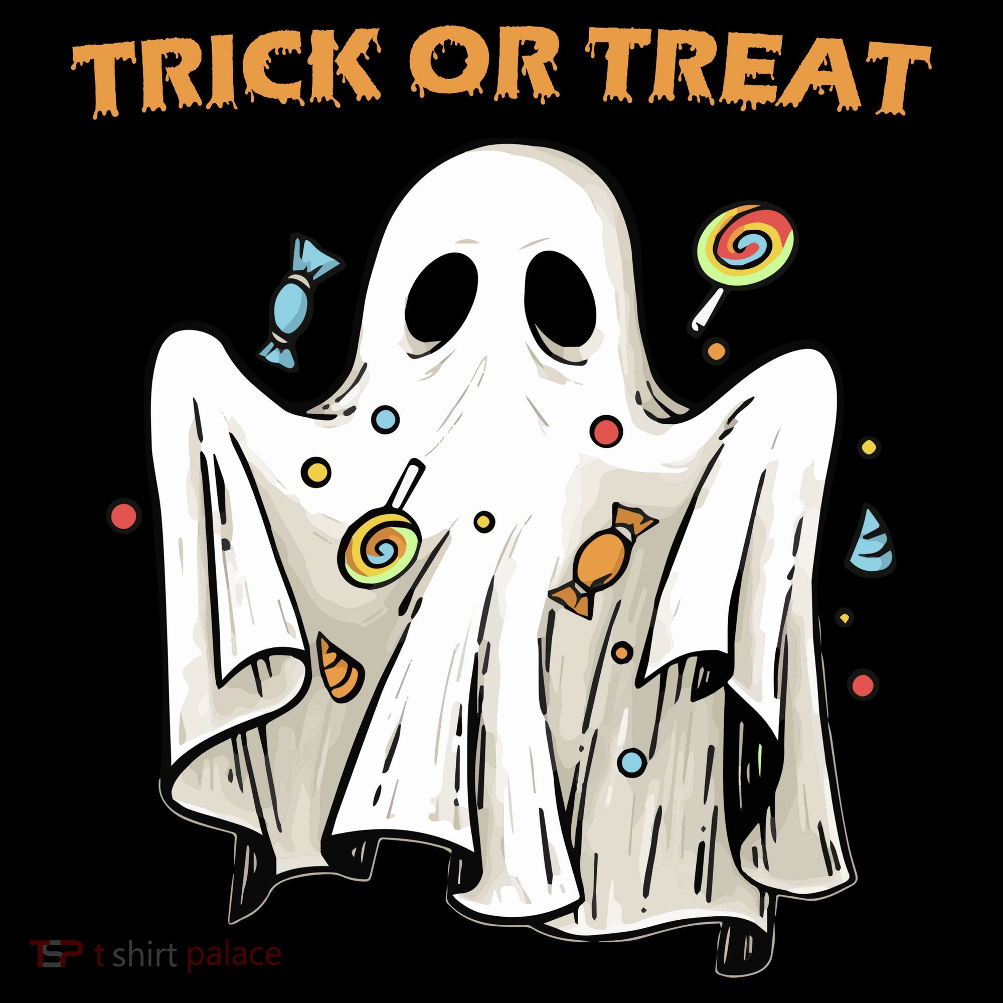 Trick Or Treat Candy Ghost Halloween Coffee Mug