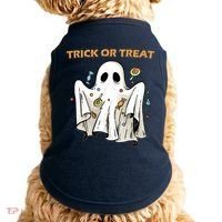 Trick Or Treat Candy Ghost Halloween Doggie Tank thumb 0