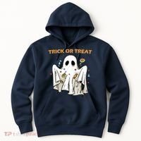 Trick Or Treat Candy Ghost Halloween Hoodie thumb 0