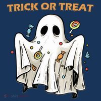Trick Or Treat Candy Ghost Halloween Apron thumb 3
