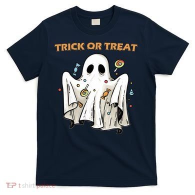Trick Or Treat Candy Ghost Halloween T-Shirt