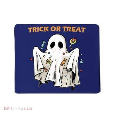 Trick Or Treat Candy Ghost Halloween Mousepad