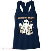 Trick Or Treat Candy Ghost Halloween Women's Tank Top thumb 0