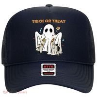 Trick Or Treat Candy Ghost Halloween Hat thumb 0