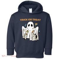 Trick Or Treat Candy Ghost Halloween Toddler Hoodie thumb 0