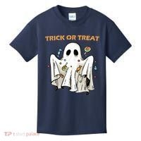 Trick Or Treat Candy Ghost Halloween Kids T-Shirt thumb 0