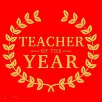 Teacher Of The Year Greatest Ever Award Day Santa Hat thumb 1