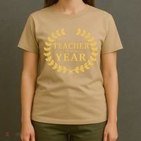 Teacher Of The Year Greatest Ever Award Day T-Shirt thumb 4