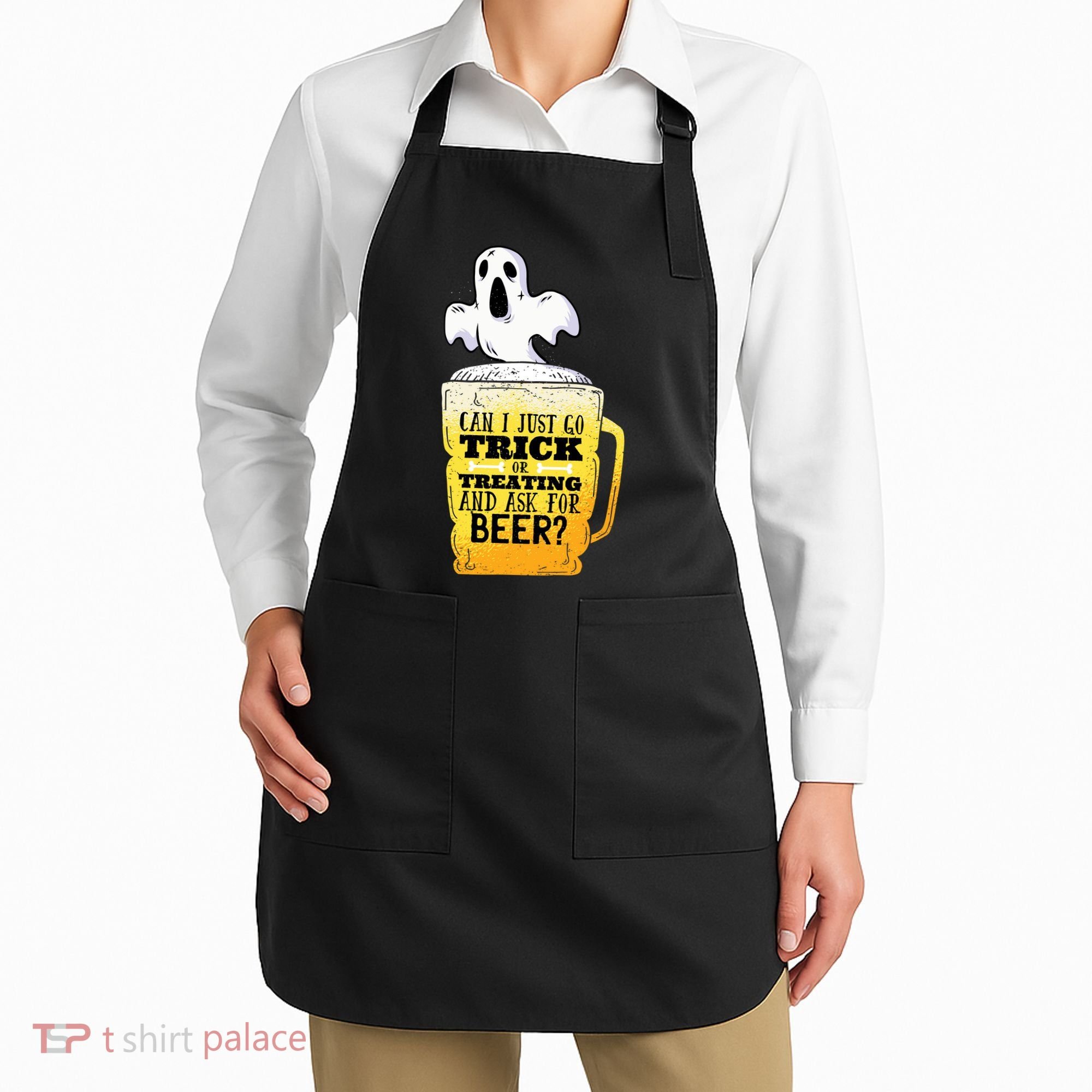 Trick Or Treating Beer Funny Apron