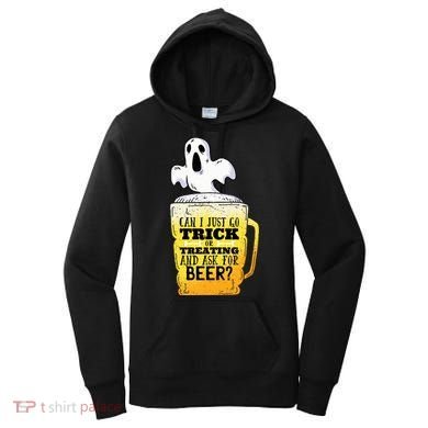 Trick Or Treating Beer Funny Women's Hoodie