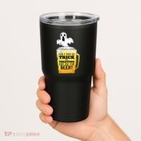 Trick Or Treating Beer Funny Tumbler thumb 2