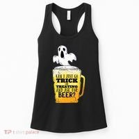 Trick Or Treating Beer Funny Women's Tank Top thumb 0