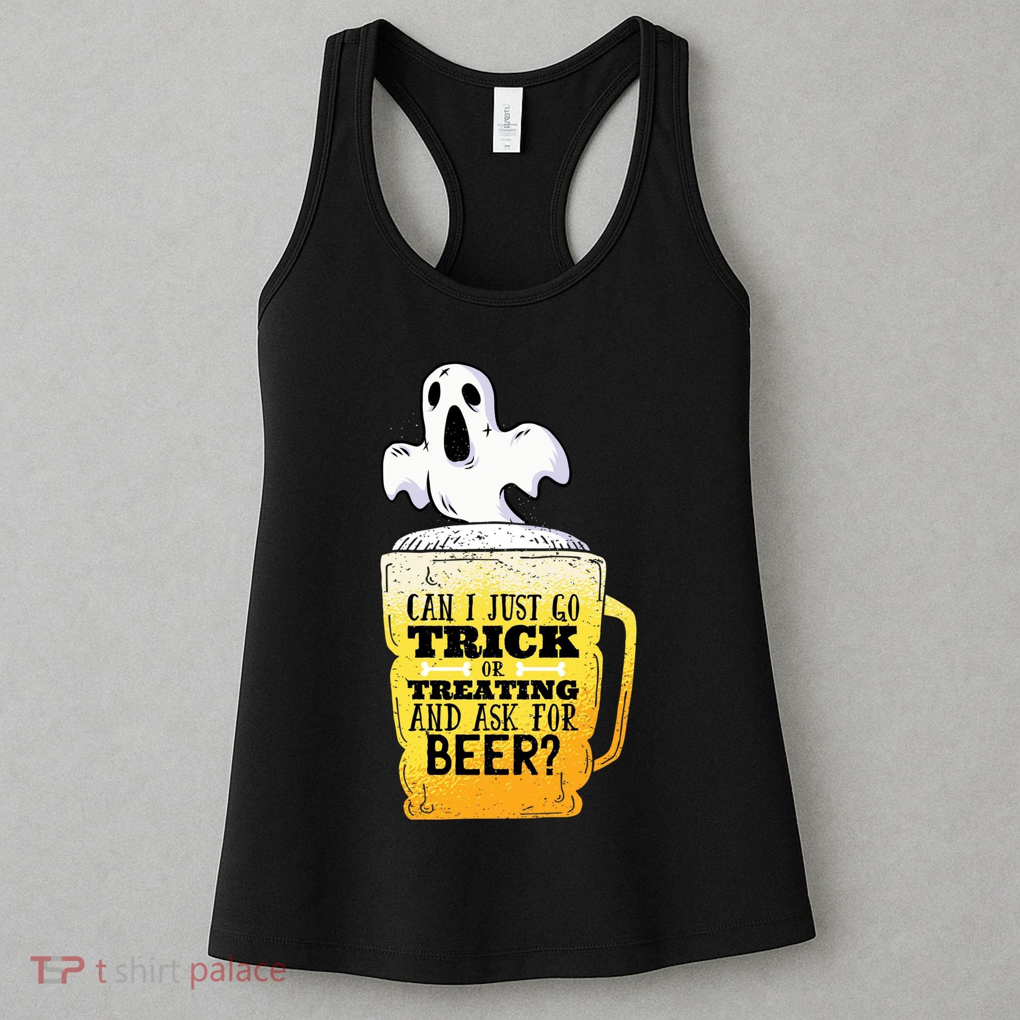 Trick Or Treating Beer Funny Women's Tank Top