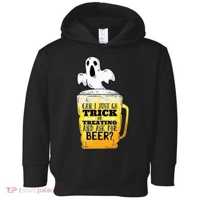 Trick Or Treating Beer Funny Toddler Hoodie