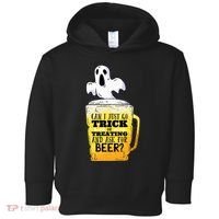 Trick Or Treating Beer Funny Toddler Hoodie thumb 0