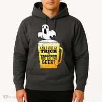 Trick Or Treating Beer Funny Hoodie thumb 2