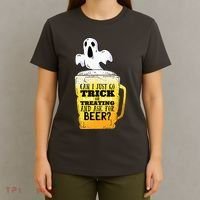 Trick Or Treating Beer Funny T-Shirt thumb 4