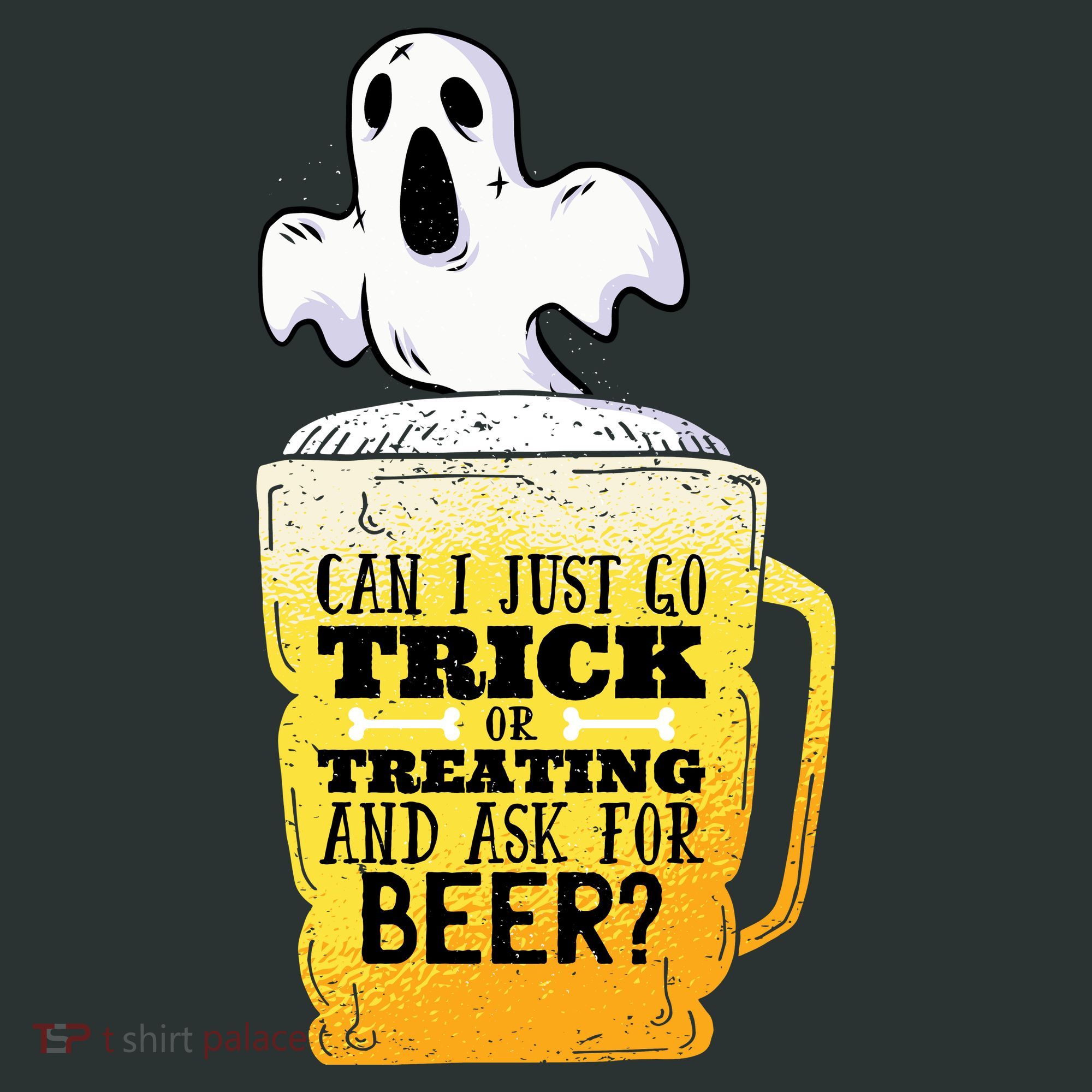 Trick Or Treating Beer Funny Coaster