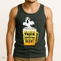 Trick Or Treating Beer Funny Tank Top thumb 3