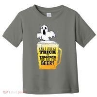 Trick Or Treating Beer Funny Toddler T-Shirt thumb 0