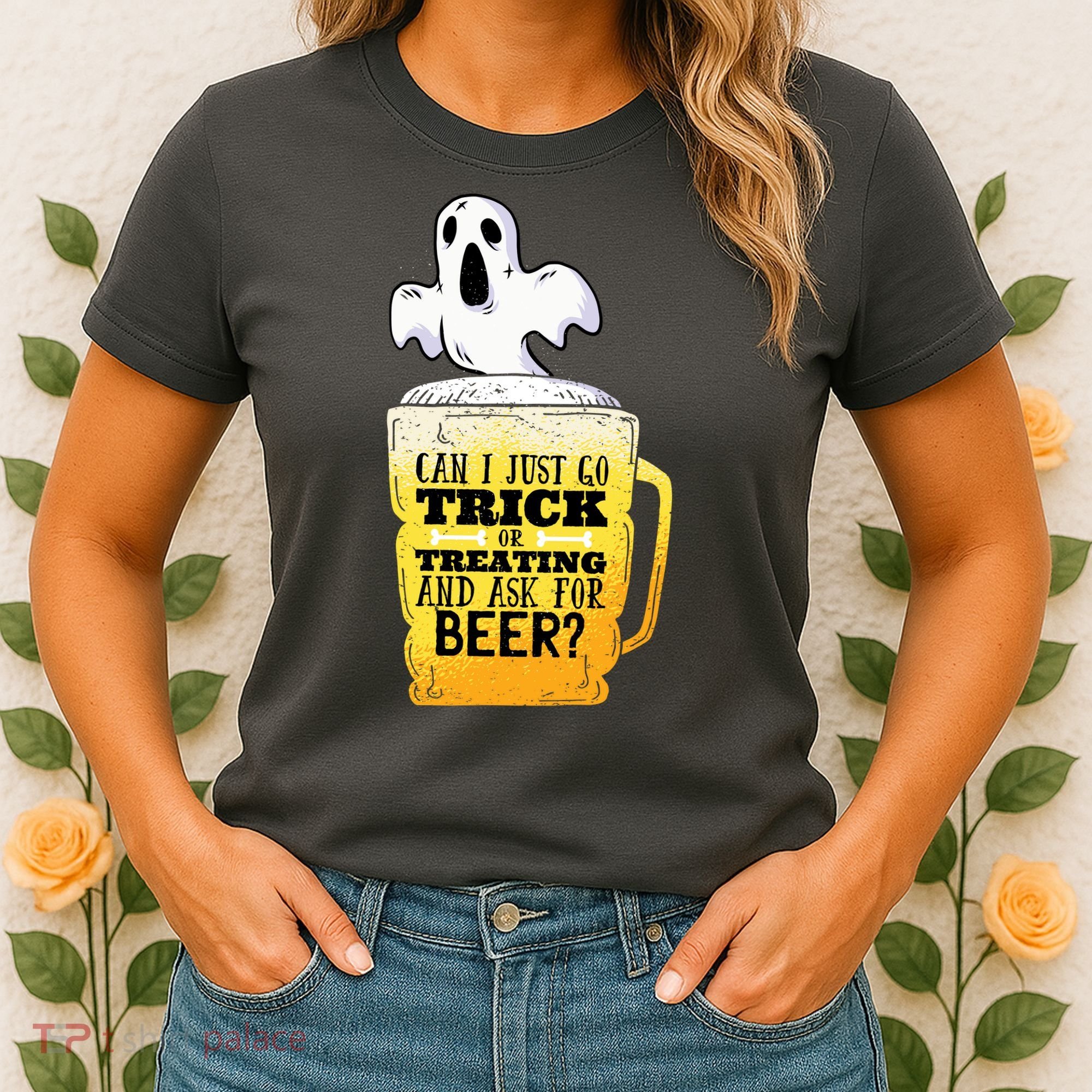 Trick Or Treating Beer Funny Women's T-Shirt
