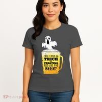 Trick Or Treating Beer Funny Women's T-Shirt thumb 4