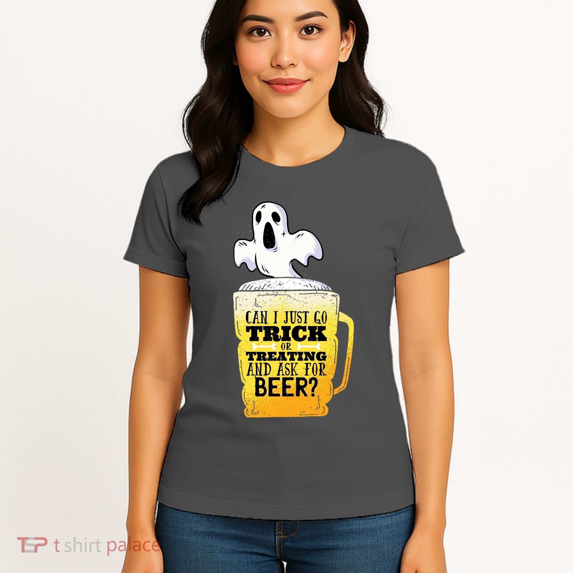 Trick Or Treating Beer Funny Women's T-Shirt