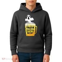 Trick Or Treating Beer Funny Kids Hoodie thumb 4
