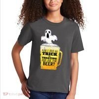 Trick Or Treating Beer Funny Kids T-Shirt thumb 2