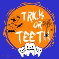 Trick Or Teeth Halloween Dentist Dental Hygienist Cool Gift Tote Bag thumb 4