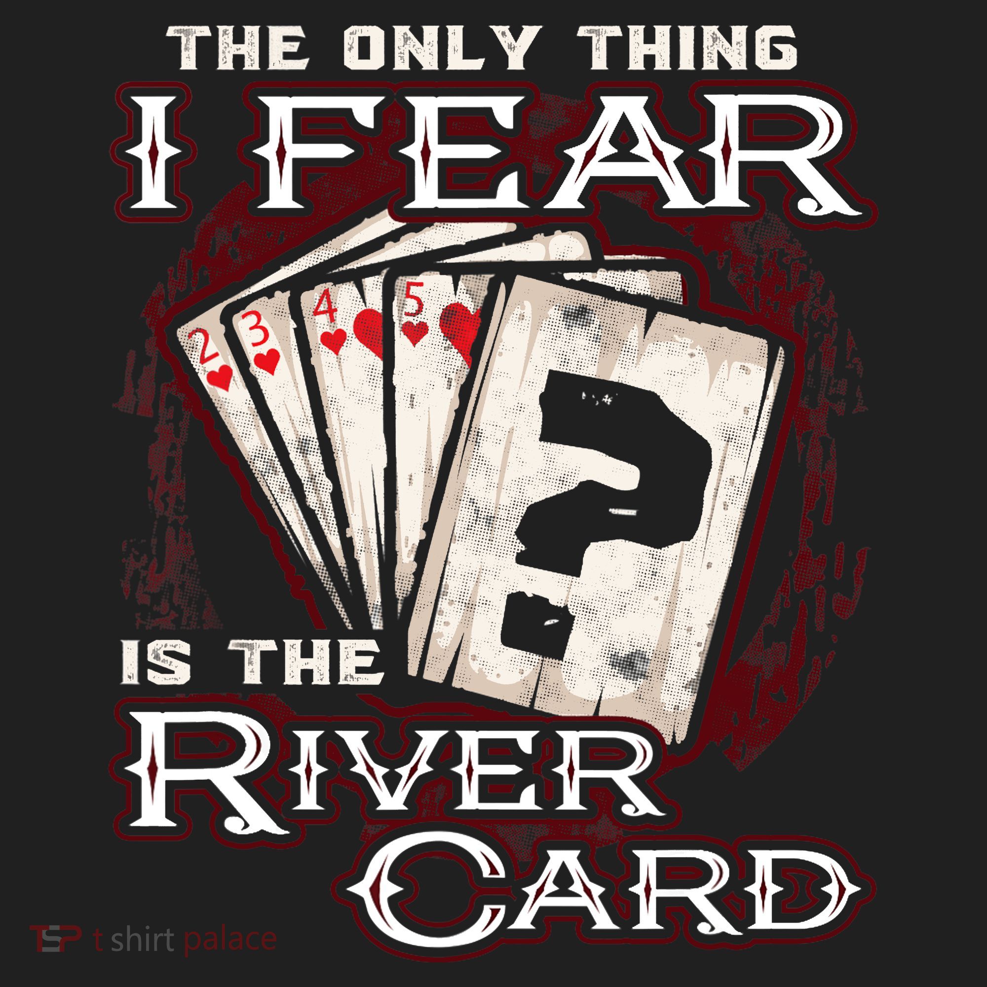 The Only Thing I Fear Is The River Card Funny Poker Player Beanie