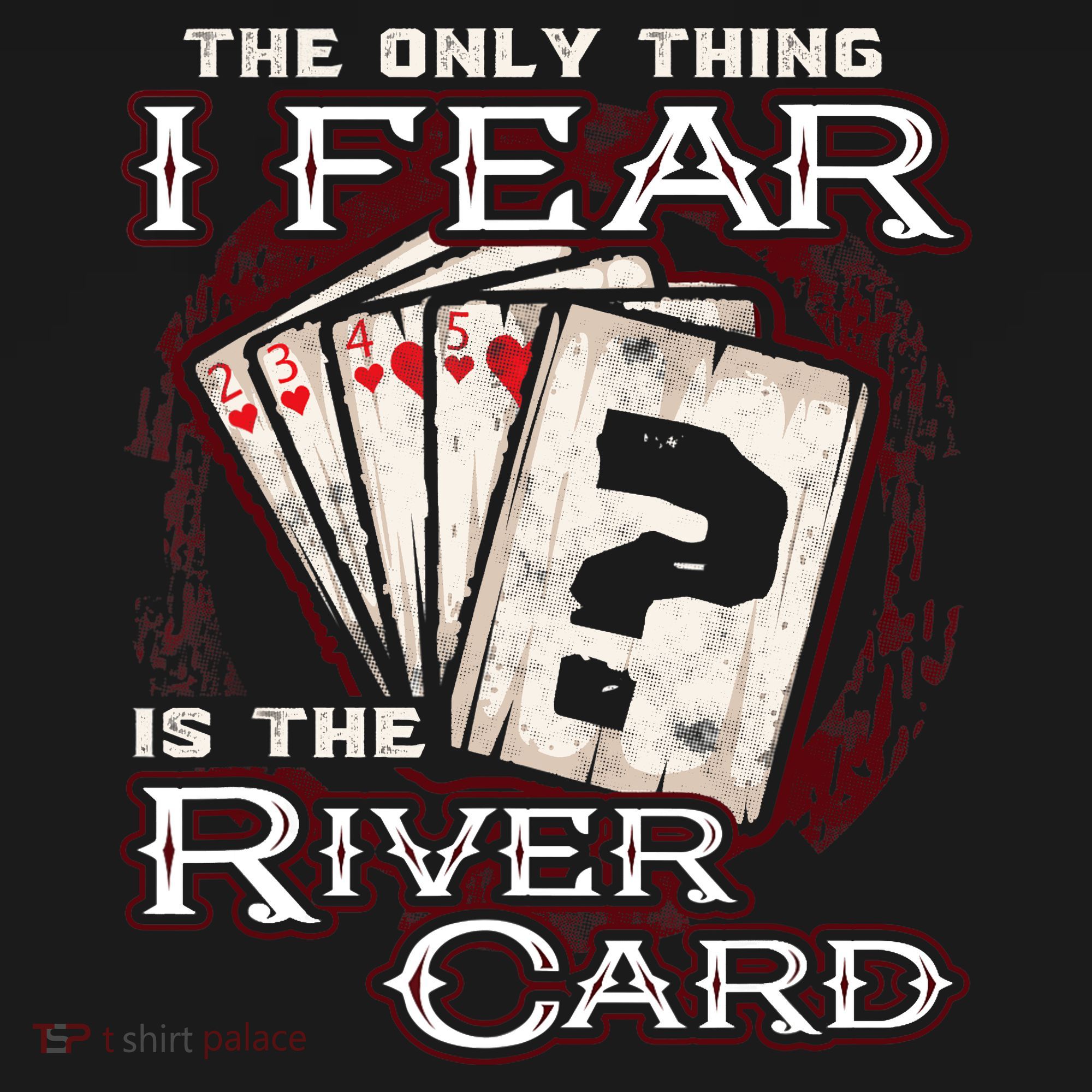 The Only Thing I Fear Is The River Card Funny Poker Player Ornament