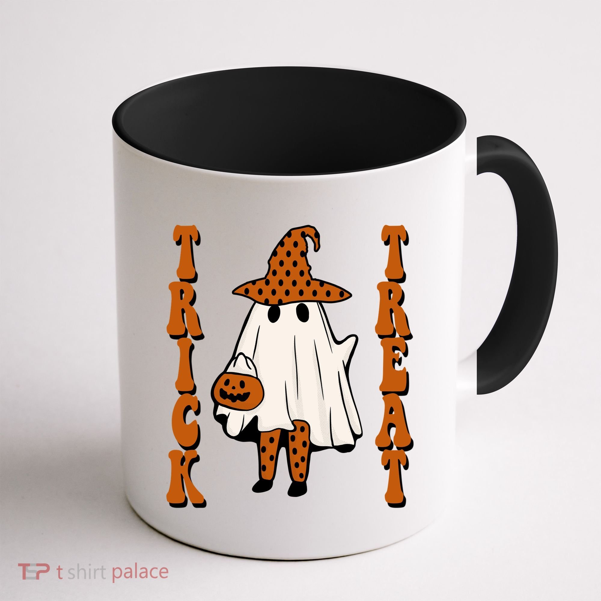 Trick Or Treat Festive Halloween Ghost Coffee Mug