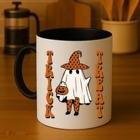 Trick Or Treat Festive Halloween Ghost Coffee Mug thumb 4