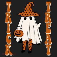 Trick Or Treat Festive Halloween Ghost Beanie thumb 2