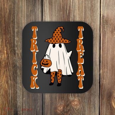 Trick Or Treat Festive Halloween Ghost Coaster