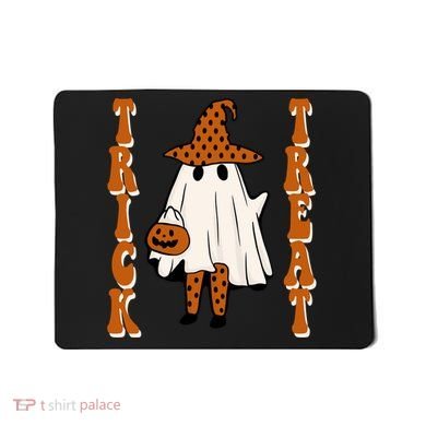 Trick Or Treat Festive Halloween Ghost Mousepad