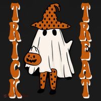 Trick Or Treat Festive Halloween Ghost Mousepad thumb 1